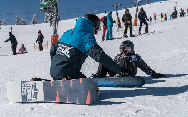 Apprendre à faire du snowboard au Feldberg